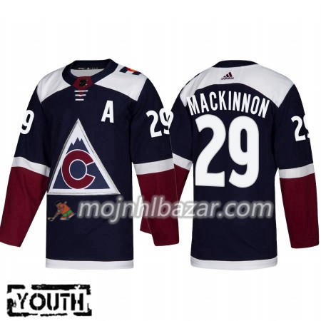 Dresovi Colorado Avalanche Nathan MacKinnon 29 Adidas 2018-2019 Alternate Authentic - Dječji Dresovi Colorado Avalanche Nathan MacKinnon 29 Adidas 2018-2019 Alternate Authentic - Dječji